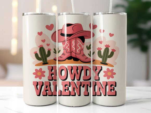 20oz Pink Western Valentine Tumbler Wrap Review