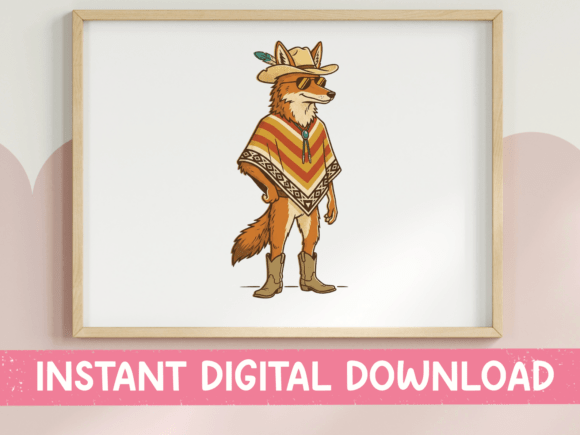 Coyote Cowboy Poncho Western Design Review