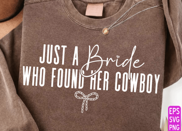 Just a Bride Who Found Her Cowboy Shirt