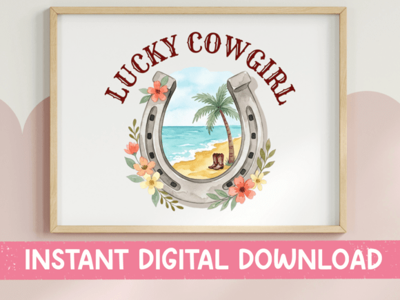 Lucky Cowgirl SVG Review: A Bold Coastal-Inspired Embroidery Design