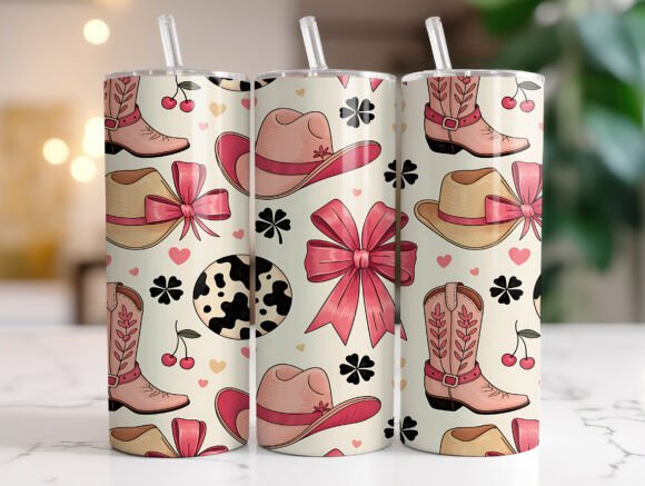 Pink Cowgirl Western 20oz Tumbler Design Review