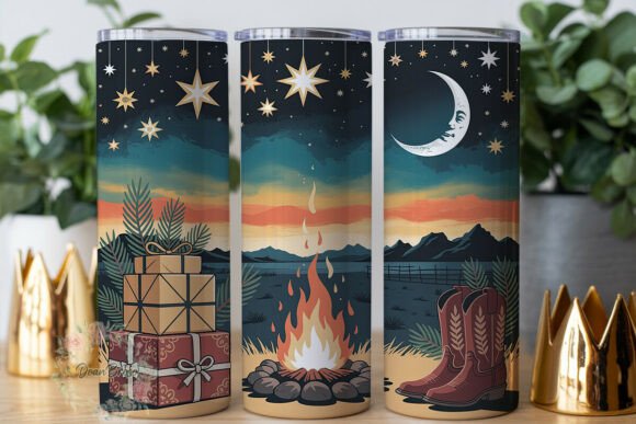 Rustic Cowboy Christmas Tumbler Wrap Review