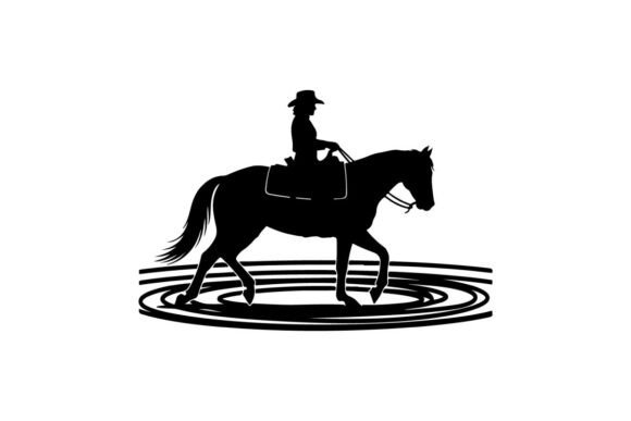 Silhouette of Cowboy Riding Horse in Cir Review for Real Projects