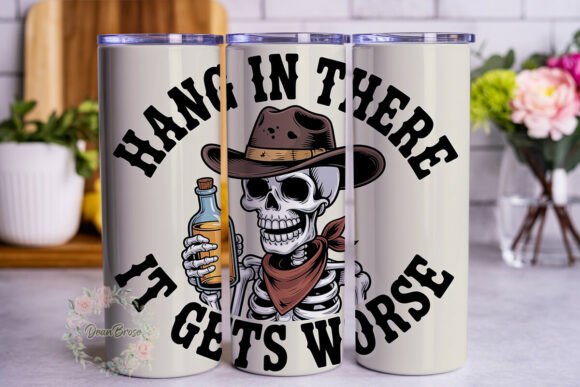 Skeleton Cowboy Tumbler Wrap Design Review
