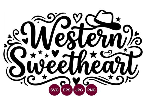 Western Sweetheart Script Lettering with a Cowboy Flair